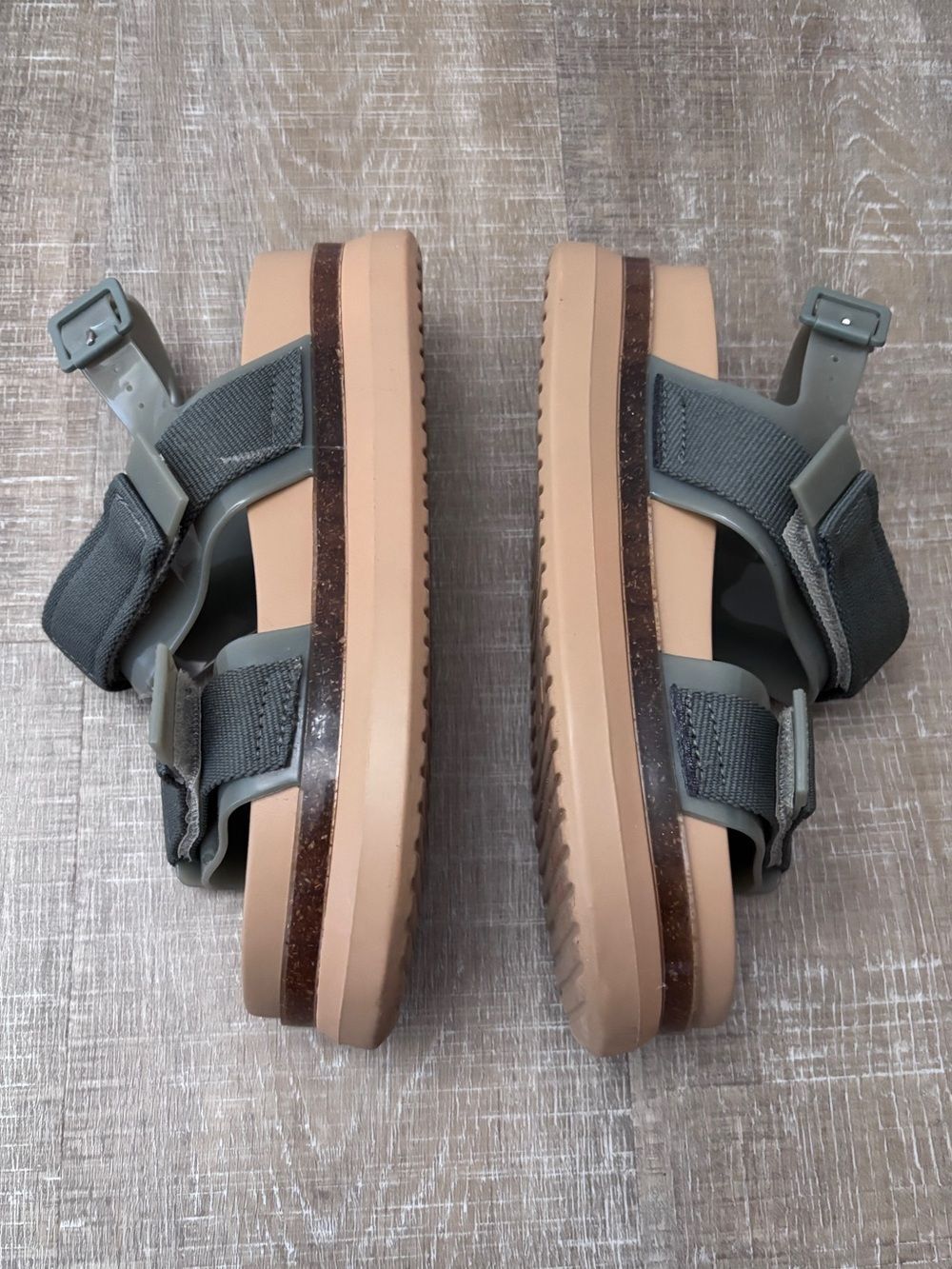 Melissa Cosmic Sandal II Buckle Platform Sandals Womens 8 Chunky Slide Y2K - Picture 10 of 14